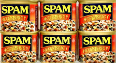 Spam Hot & Spicy Luncheon Meat 12 oz ( Pack of 6 )