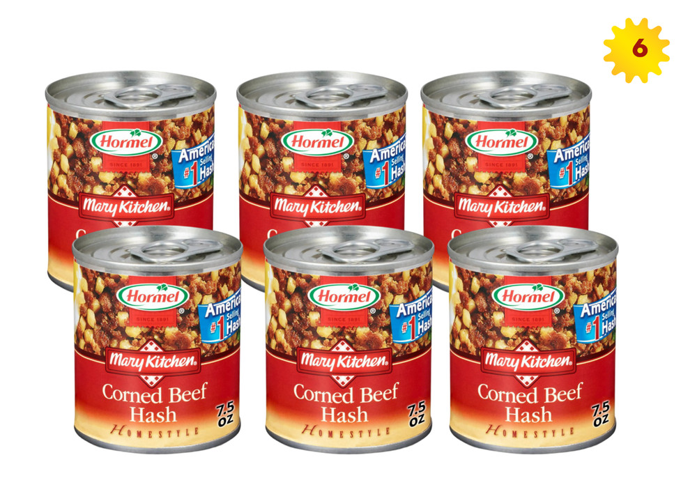 Hormel Mary Kitchen Corned Beef Hash, 7.5 Ounce x 6 cans