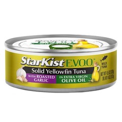 StarKist E.V.O.O. Solid Yellowfin Tuna with Roasted 4.5 Ounce (Pack of 12)