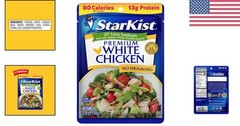 25% Less Sodium White Chicken Pouch – Gluten Free & Ready to Eat