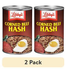 (2 pack) Libby’s Corned Beef Hash, 37g Protein Per Serving, Canned Food, 15 oz.