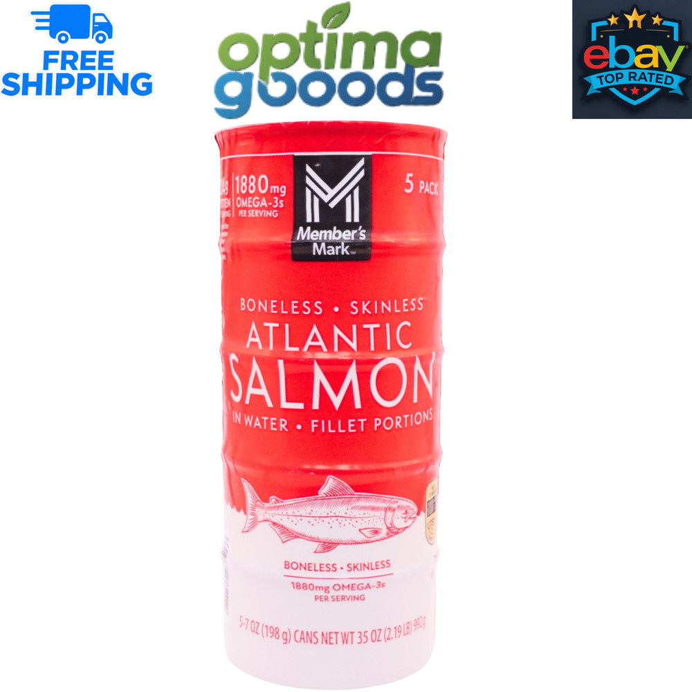 Member’s Mark Canned Atlantic Salmon, 7 oz., 5 pk.