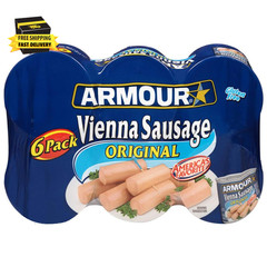 Star Vienna Sausage, Original Flavor, Canned Sausage, 4.6 Oz (Pack of 6) ⭐️⭐️⭐️⭐