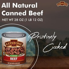 All Natural Beef in Juices for Dogs, 28 Ounce Can, Grain Free, High Protein Meal