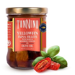 Tonnino Yellowfin Tuna Fish Tomato & Basil Premium – Pack of 6 – Alternative …