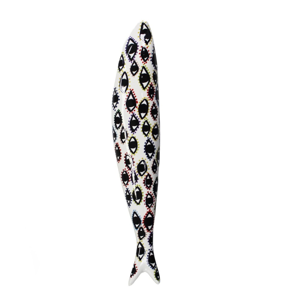 Bordallo Pinheiro +Sardine + Curious by Alix Duvernoy + H 1″ W 7″ L 1″ + Mult…