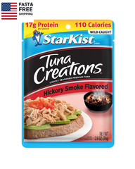Tuna Creations Hickory Smoked Pouch (2.6 Oz – 24 Pack) Wild Caught, High Protein