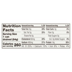 Wild Caught Gourmet Brisling Sardines in Extra Virgin Olive Oil, 4.23 Oz Can (Pa