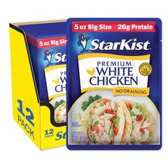 Premium White Chicken, 5 oz Pouch (Pack of 12)