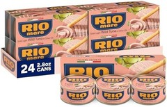Rio Mare Premium Yellowfin Tuna in Olive Oil, 3 x 2.8 Ounce Can (Pack of 8, T…