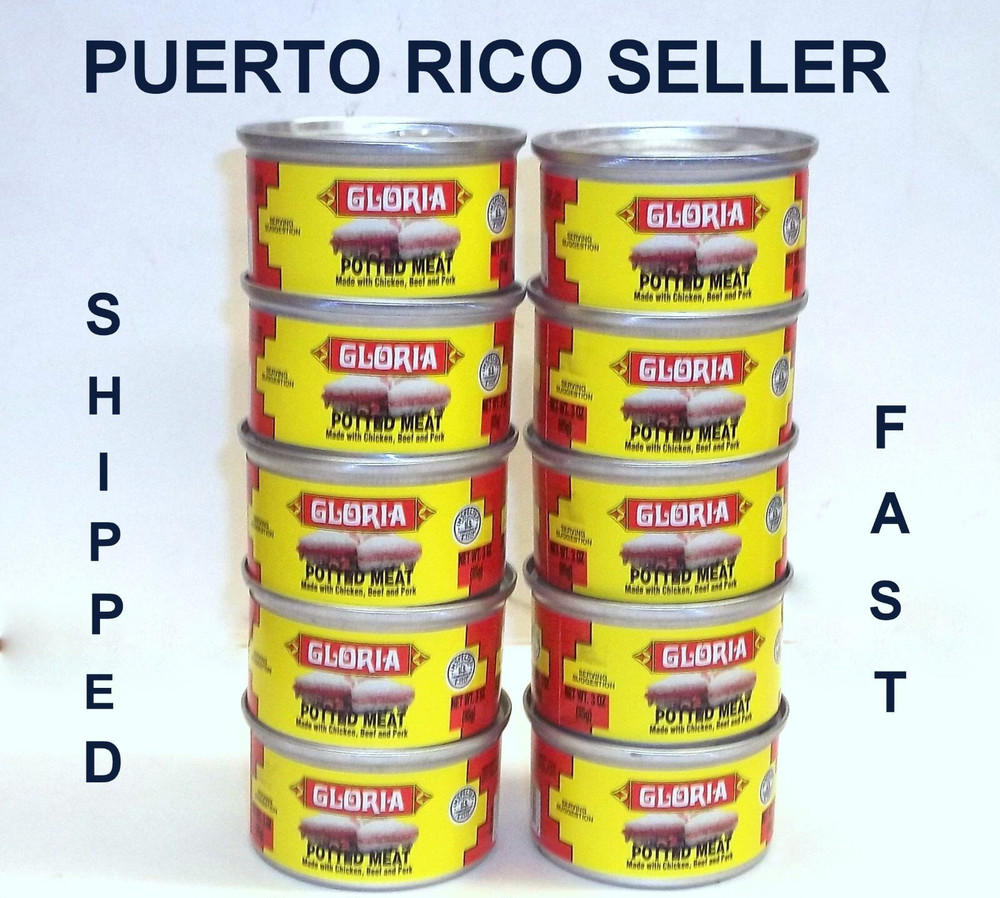 La Gloria Potted Meat Sandwich Spread Spanish Puerto Rico Style Cooking Recipe X