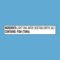 Chunk Light Tuna in Water, 11 Oz Pouch (12 Pack) Ready to Eat Wild Caught Tuna,