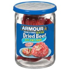 6-Pack Armour Star Sliced Dried Beef, 2.25 oz Jars – 95% Fat-Free Shelf-Stable