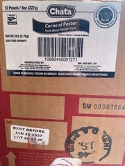 (12 PACKS) Chata Carne al Pastor – Pork Meat Pastor Style – 8 oz