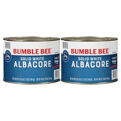 (2 pack) Bumble Bee Solid White Albacore Tuna in Water, 66.5 oz can