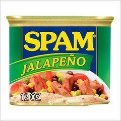 8 Cans SPAM Jalapeno SPAM Classic w/ Zesty Spice of Jalapeño Peppers Size 12 oz