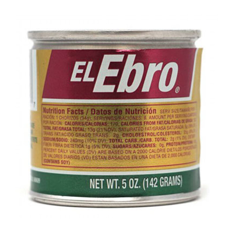 El Ebro Chorizos en Manteca 5oz