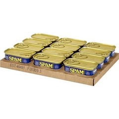 Spam Classic Canned Luncheon Meat 7 Ounce Pack Of 12 Fully Cooked Pork