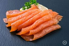 Smoked Salmon Nova-Most Awarded,Pre-Sliced, Fully Trimmed,from Chilean Patagonia