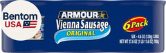 Star Vienna Sausage, Original Flavor, Canned Sausage, 4.6 Oz (Pack of 6)