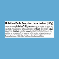 Delicious No Sodium Added Chunk White Albacore Tuna – 5 Cans of 4.5 oz Each