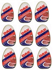 9 PACKS-16oz DAK Premium Ham Fully Cooked water added Ready to eat Picnic Food