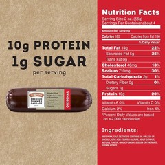 Natural Hardwood Smoked Summer Sausage | 8 Ounce, Flavor, Low Carb