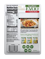 StarKist E.V.O.O. Yellowfin Tuna in Olive Oil with Tomato Basil 24 count