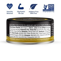 Safe Catch Wild Ahi Tuna Steaks in Olive Oil 5oz Pack of 6 Sustainably Caught