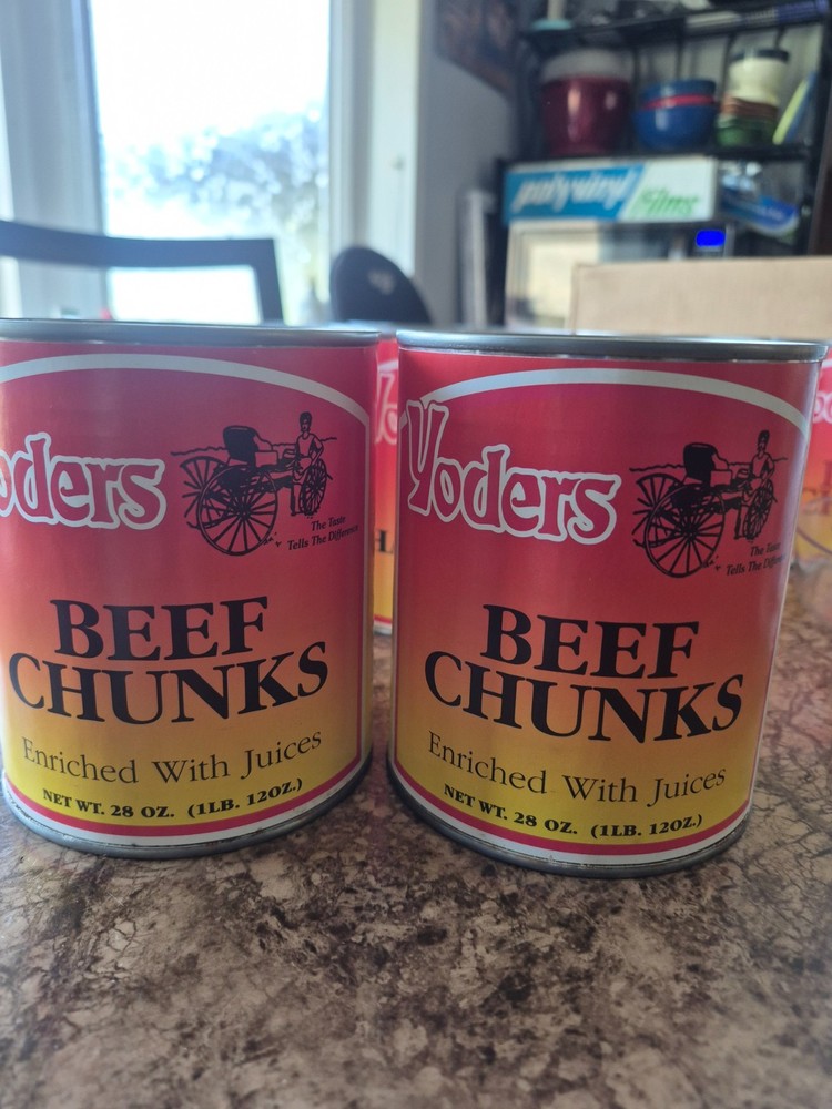 Yoders Canned Meat – Fully Cooked, Ready to Eat Meat 12 pack