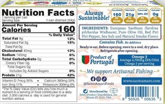 Sustainably Wild Caught Sardines in Olive Oil & Spicy Piri Piri, 6 Cans
