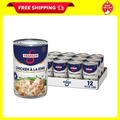 Swanson Chicken & Dumplings Made with White & Dark Chicken Meat, 10.5 Ounce Can,
