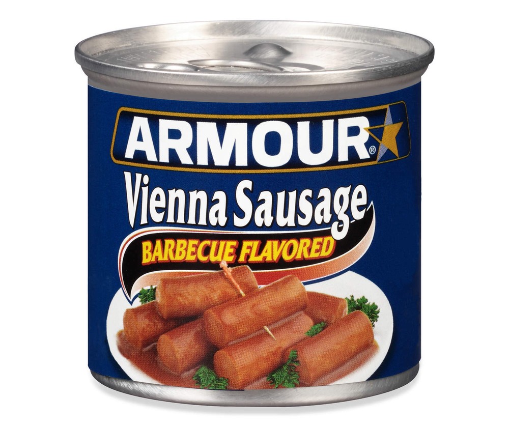 Armour Barbecue Flavored Vienna Sausage, 4.6 oz [24-Cans]