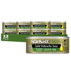 E.V.O.O. Solid Yellowfin/light Tuna in Extra Virgin Olive Oil – 4.5 oz Can Pa…