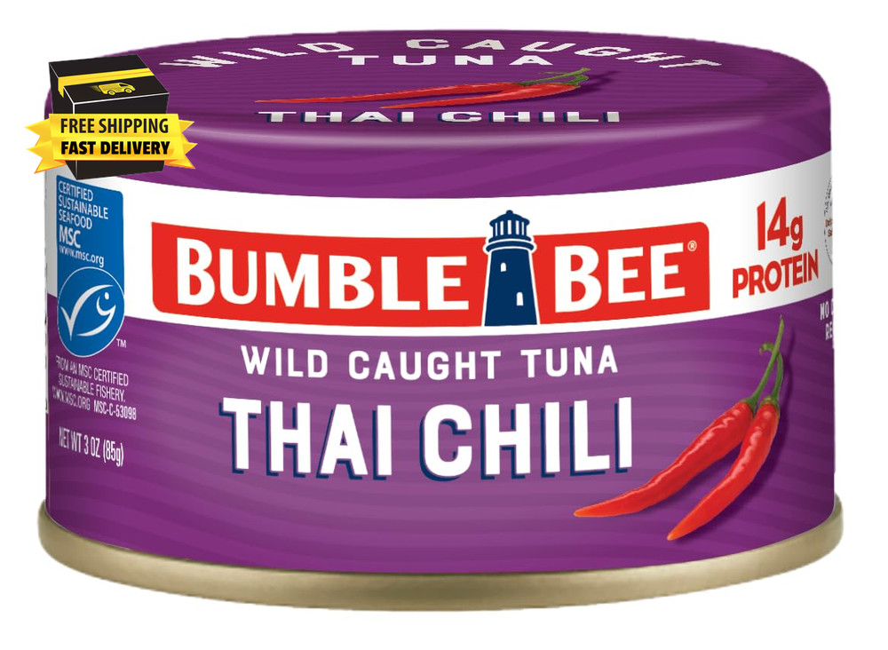 Snackers Thai Chili – 14G Protein per Serving – No Draining, Ready to Eat – Wild