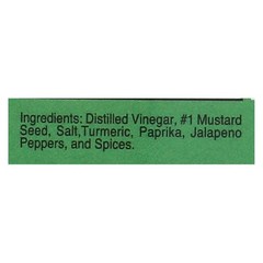 Jalapeno Mustard for Sandwiches – Pack of 6, 16-Ounce Containers