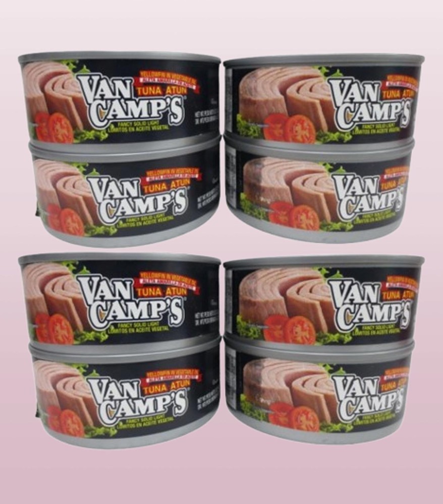 VAN CAMP’S TUNA YELLOWFIN IN VEGETABLE OIL FANCY SOLID LIGHT 5 OZ EXP: 2028 8PCS