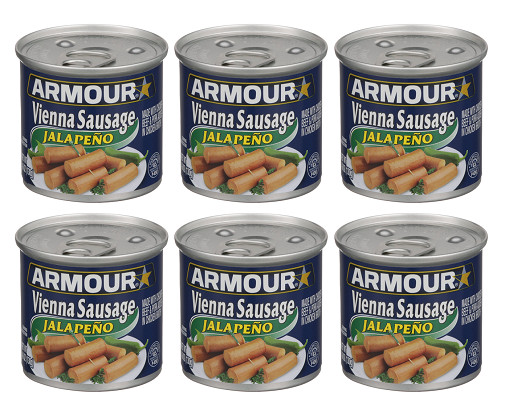 Armour Vienna Sausage Jalapeno Flavored 6 Pack