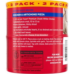 (2 pack) Tyson White Premium Chunk Chicken Breast, 12.5 oz Can (2 Pack)