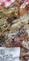 Country Style Cured Pork Peppered Side Meat 16 oz Vacuum Sealed Dennis