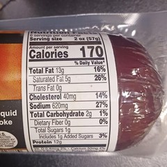 Troyer Jalapeno Cheddar Summer Sausage, Smoked Amish Country Sausage, 12 Oz