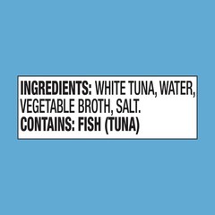 StarKist Solid White Albacore Tuna in Water 25% Less Sodium, 5 Oz, Pack of 24