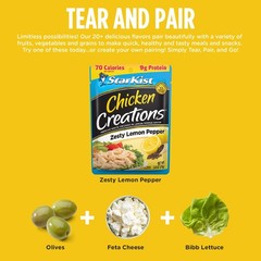 StarKist Chicken 2.6 Ounce (Pack of 1), Creations Lemon Pepper 2.6oz