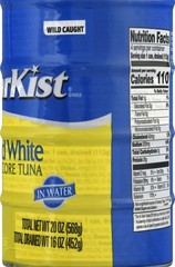 (12 pack) StarKist Solid White Albacore Tuna in Water , 5 oz Can, 4-Pack