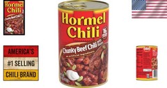 Hormel Chunky Beef Chili with Beans, 15 Oz, Pack of 6