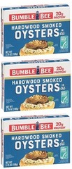 Bumble Bee Hardwood Smoked Oysters 3 Pack