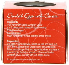 Romanoff Caviar Vodka Red Lumpfish Caviar, 2 Ounce