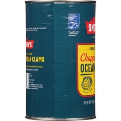 Gluten Free Chopped Ocean Clams in a Can, No MSG Added, 7g Protein per Serving,