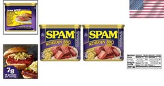 Sweet Heat Korean BBQ Canned Meat – 12 Oz Pack of 2, Shelf Stable Delight
