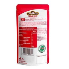 5X TAMALES ROJOS DE PUERCO – Red Tamales w/Pork – 110g Each One (Pack of 5)